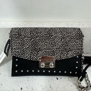 Express Black and White Studded Women's Bag